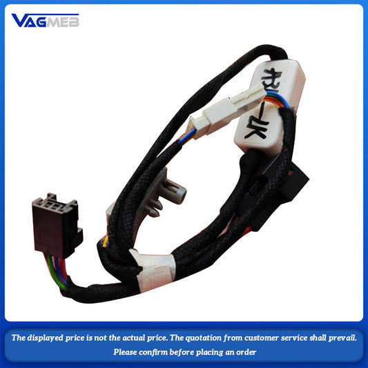 For Audi A3L Lacquered black shift lever ambient light harness