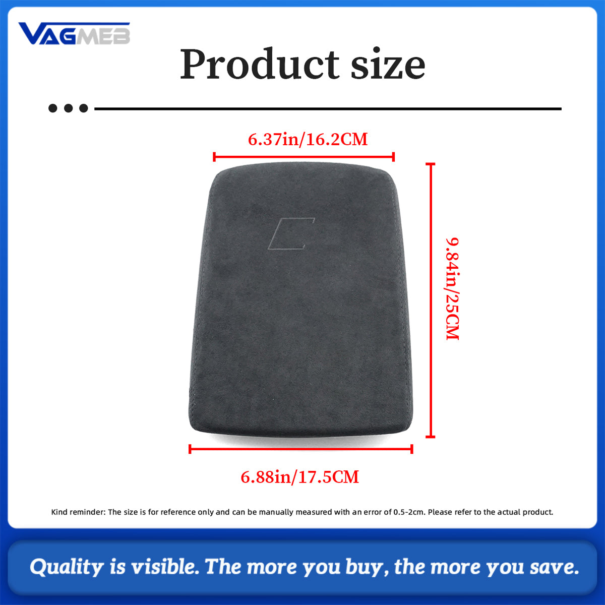 For Audi A4 A5 S4 S5 B9 Accessories Suede Car Trim Interior Armrest Box Shell Sheath Cover