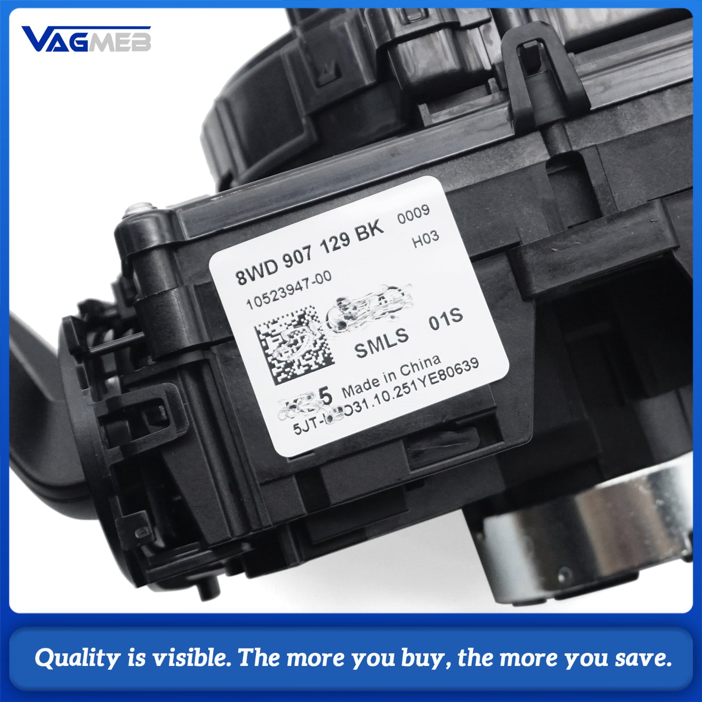 For Audi A4B9 A6C8 multi-function steering wheel hairspring cruise control handle switch assembly modification