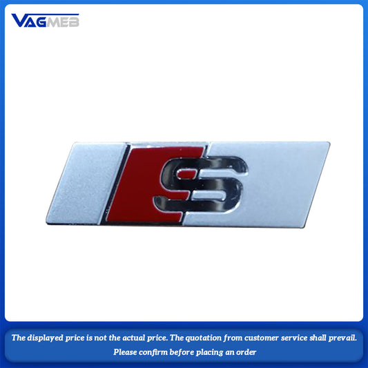 For Audi A4B9 Steering Wheel Sticker S LOGO Decoration