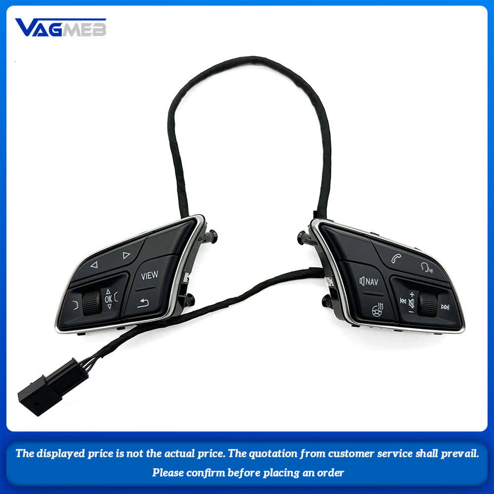 For Audi A4B9 the steering wheel buttons are heated
