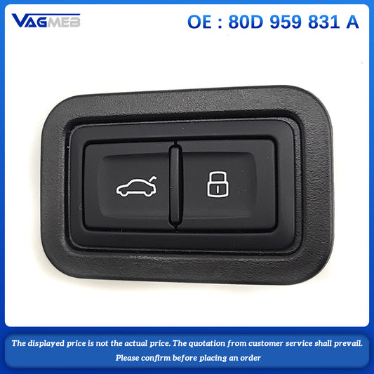 For Audi A6 C8 Electric Trunk Switch Tailgate Switch Luggage Compartment Switch Key Button 80D 959 831 A