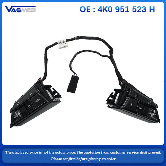 For Audi A6C8 Steering Wheel Control Buttons 4K0 951 523H