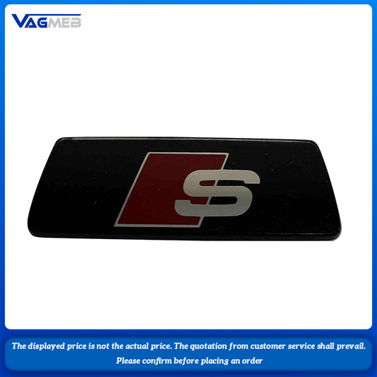 For Audi A6 C8 Steering Wheel Sticker S LOGO Decoration