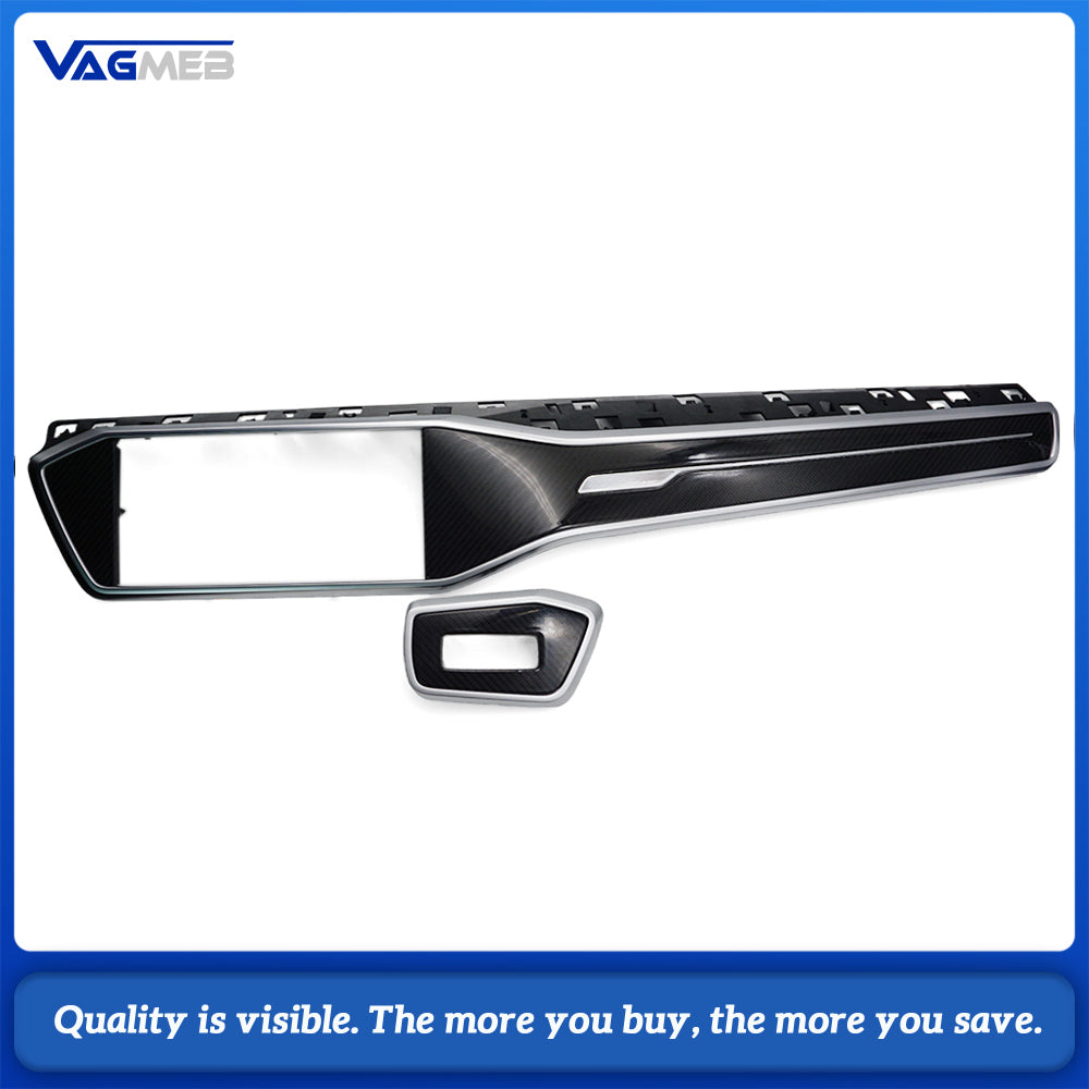 For Audi A6C8 version of the central console dashboard trim panel