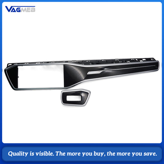 For Audi A6C8 version of the central console dashboard trim panel