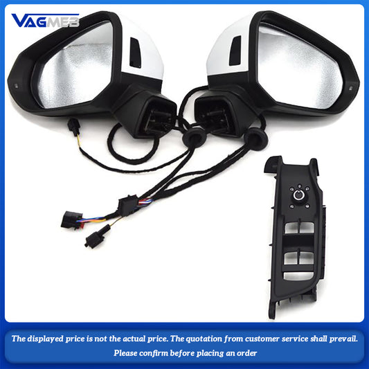 For Audi Q2 Electric Power folding mirror with lane change assist light