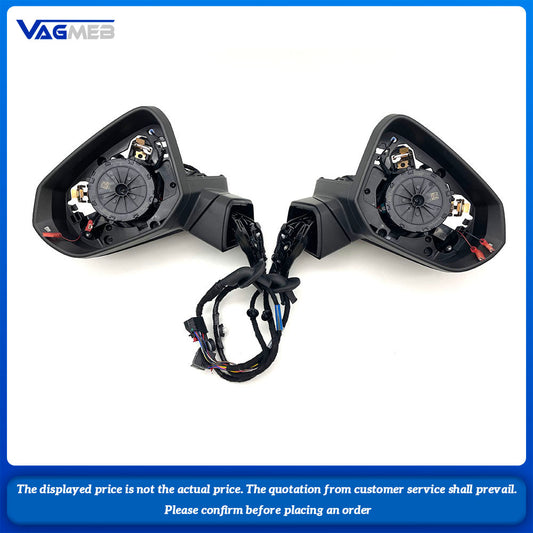 For Audi Q3 electric folding rearview mirror half assembly with adjustment switch