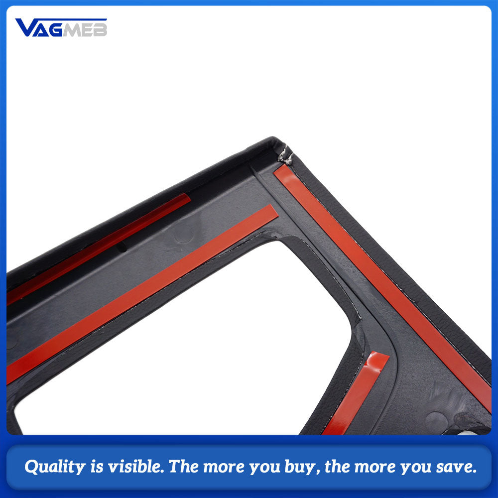 For Audi Q5FY  Model Super Microfiber Leather Gear Shift Panel Frame Adhesive-Backed Trim Central console trim frame