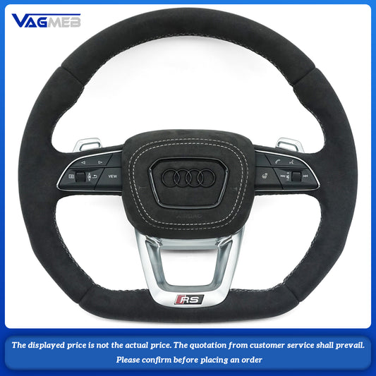For Audi RS Logo Q3 Q5 Q7 Q8 Q3L Q5L RSQ3 RSQ5 RSQ7 r steeringwheel with heating function