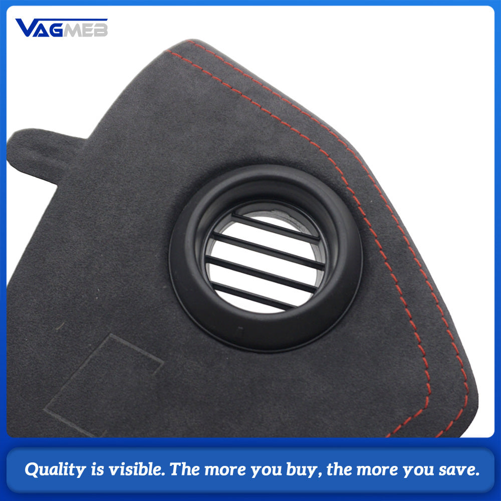 For Audi S3 8Y Alcantara Red Stitching Dashboard Cover S3 Logo
