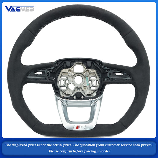 For Audi S RS Sline logo s3 Q3 Q5 Q7 Q8 RSQ3 RSQ5 RSQ7 RSQ8  steering wheel