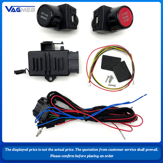 For VW Audi B9 C8 A4 A5 A6 A7 One button to start R8 button Steering wheel start switch Drive mode switch With driving mode