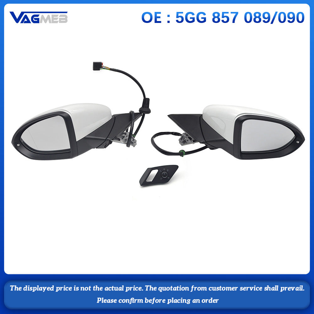 For VW Golf 7 MK7  Fold the rearview mirror 5GG 857 089 5GG 857 090