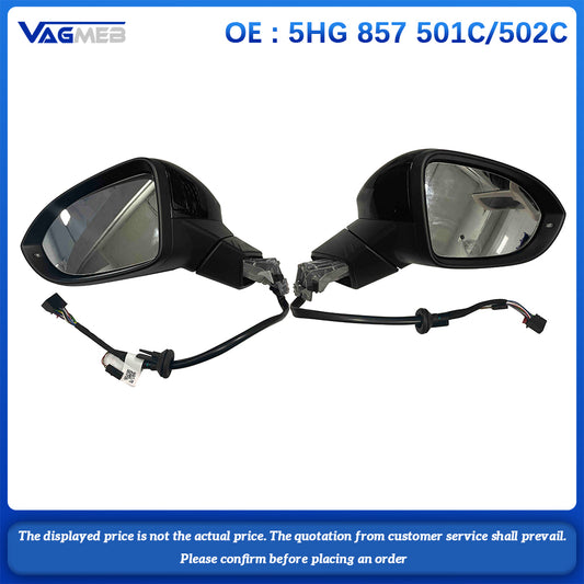 For VW Golf 8 MK8  lane change Folding rearview mirror 5HG 857 501 C /502C