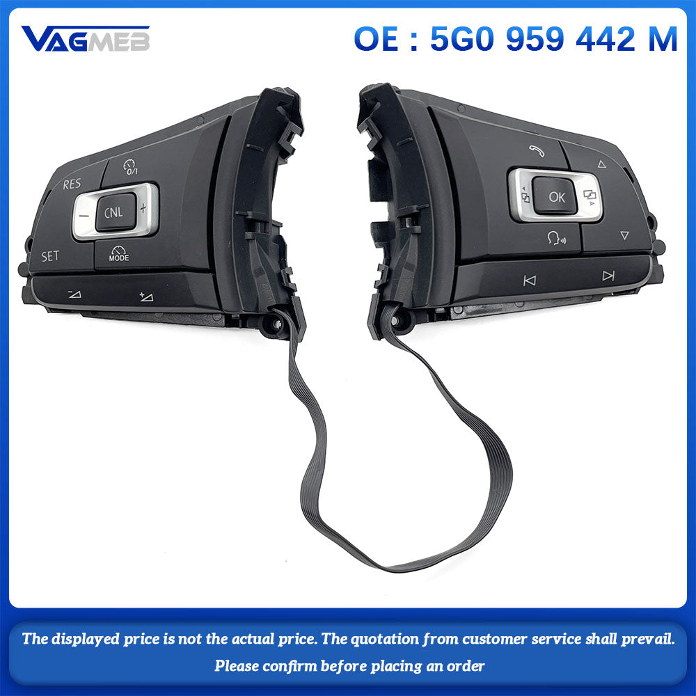 For VW Golf Tiguan Touran Steering wheel button  5G0 959 442 M