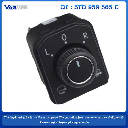 For VW Tiguan L Passat B8L Touran L Fold the rearview mirror switch 5TD 959 565 C