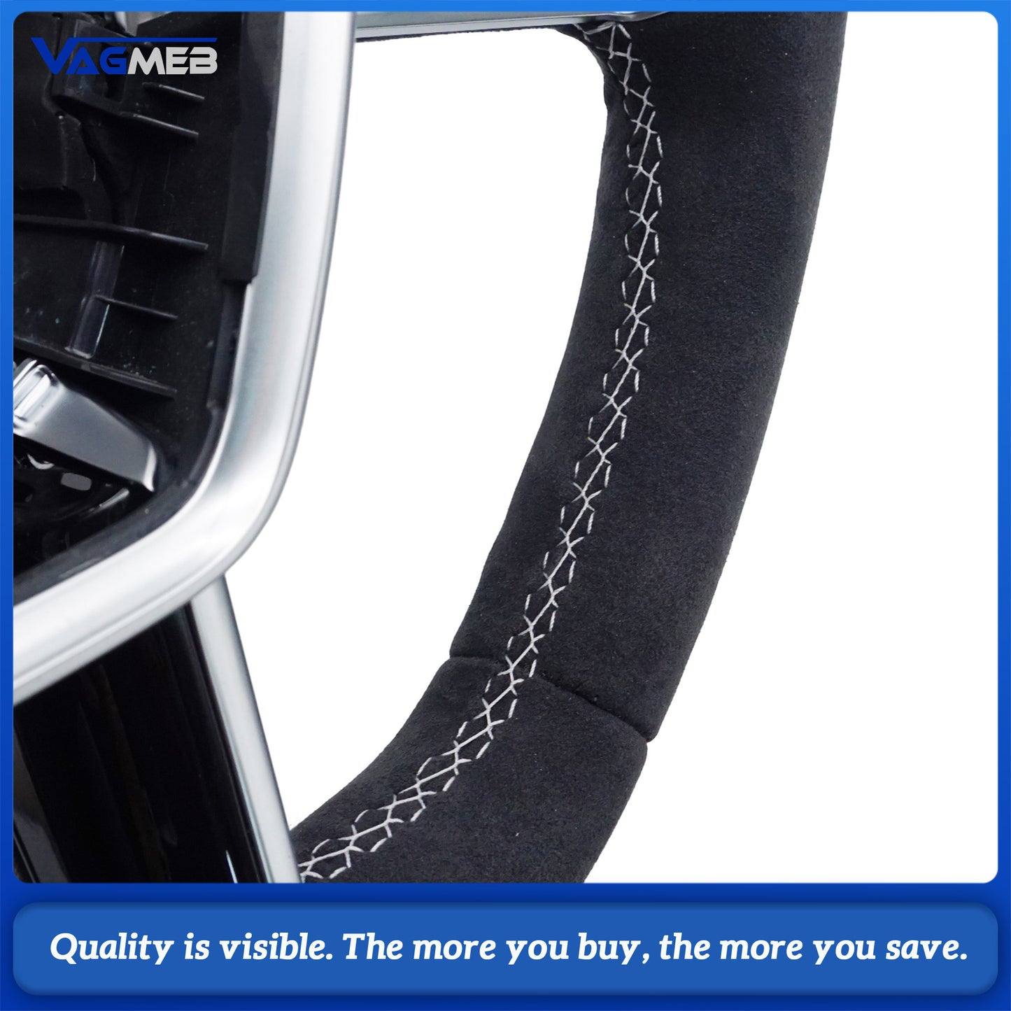 For Audi ABT logo A6 C8  heating punch steering wheel