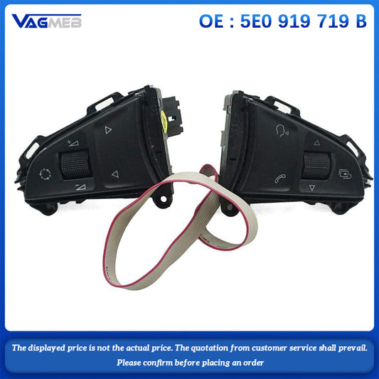 For MQB platform SKODA Octavia Steering wheel button Support paddles 5E0 919 719 B 5E0919719B