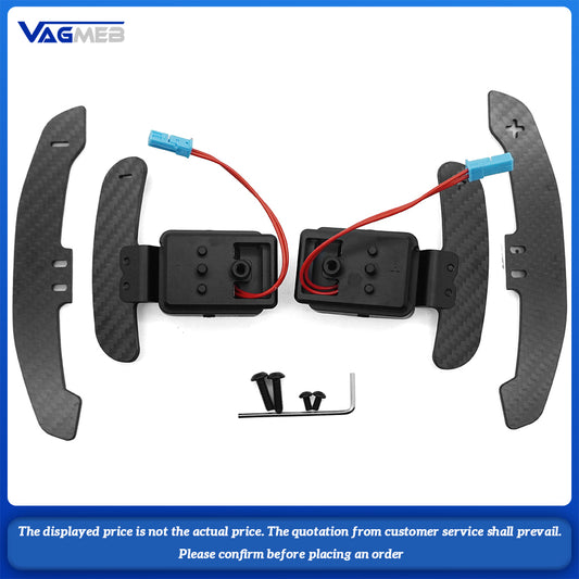 For BMW G87 G80 G82 G20 G21 G28 G22 G31 G38 F90 M5 F40 F96 X6M G05 Steering wheel magnetic matte carbon fiber shift paddles
