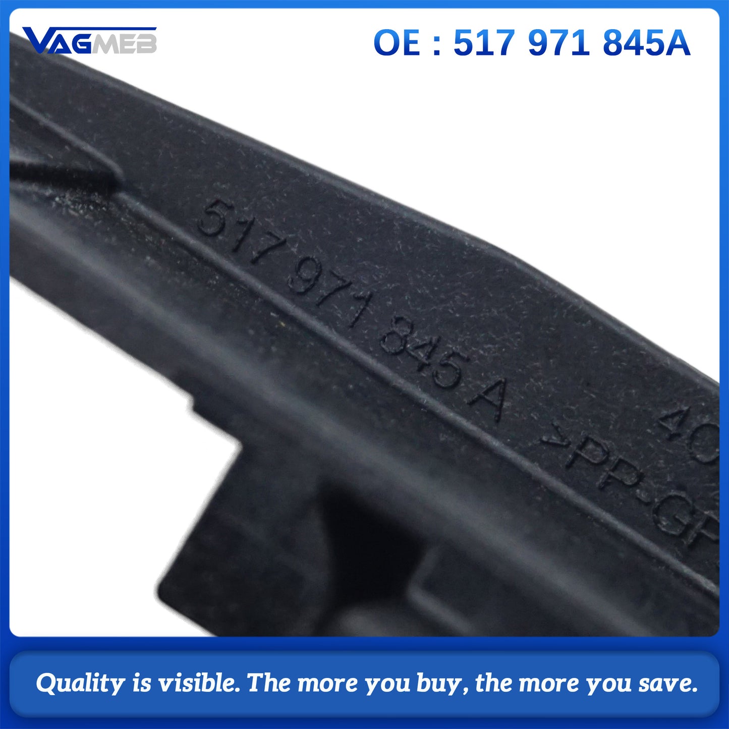 Genuine OBD Diagnostic Plug Bracket for Volkswagen Tiguan, Touareg MK2, T-Roc, and Skoda Kodiaq 517 971 845 A