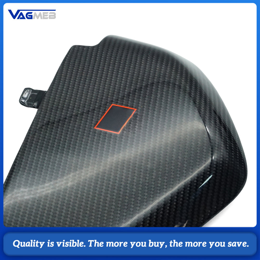 Gloss Carbon Fiber Instrument Panel Cover For Audi A4B9 S Style Dashboard Side Trim Pair With S Badge 8WD 857 085A/086A