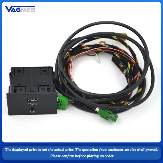 For Audi Q2 A3 S3 RS3 modified Carplay interface small big plug USB cable 8V0 035 708