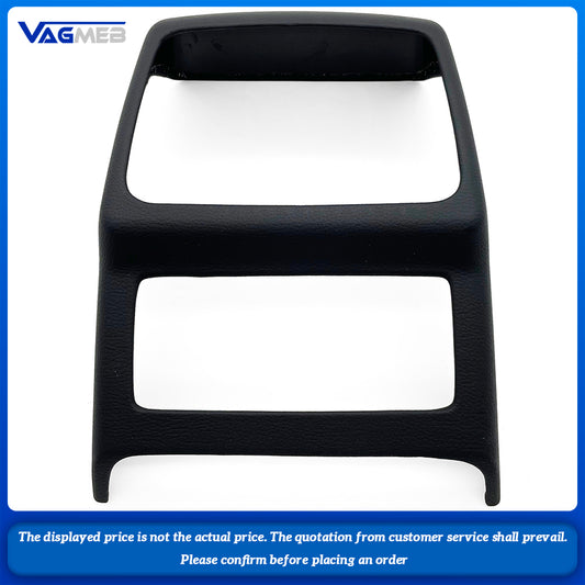 For Audi A4B9 A5 2017-2024Rear Air Conditioning Outlet Protective Cover Lnterior Leather Protective Cover Decorative Frame Cover