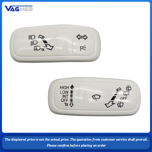 Interior Steering Wheel Headlight Switch Control Cover Wiper Switch Trim for VW Golf 7 7.5 MK7 Golf 8 MK8 Accessories 2015-2023+ (3)