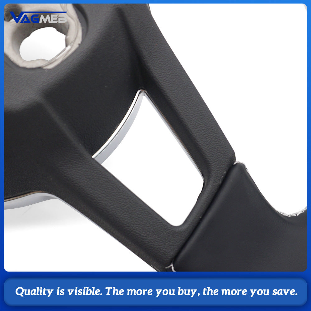 Leather Steering Wheel for VW MK4 5 6 7 GTI Steering Wheel for Golf 5 6 7 7.5 R R-Line CC Polo Passat Car Accessories