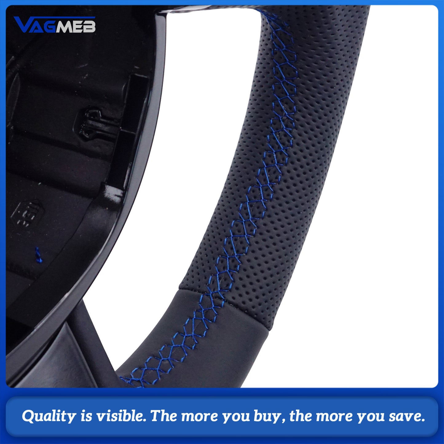 Leather material sports style steering wheel For Audi A4B8  steering wheel accessories, car accessories