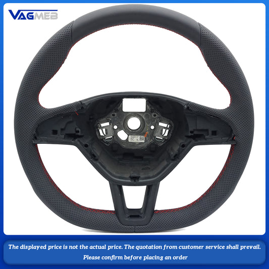 For SKODA Superb multifunctional semi perforated flat bottomed sports steering wheel 2018-2023