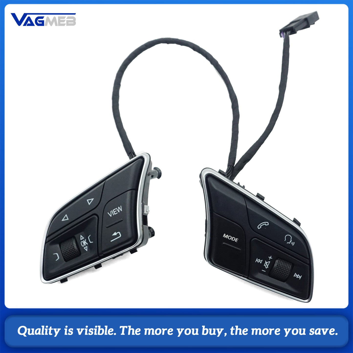 Multi functional steering wheel button with RS MODE suitable for Audi RS3 car accessories