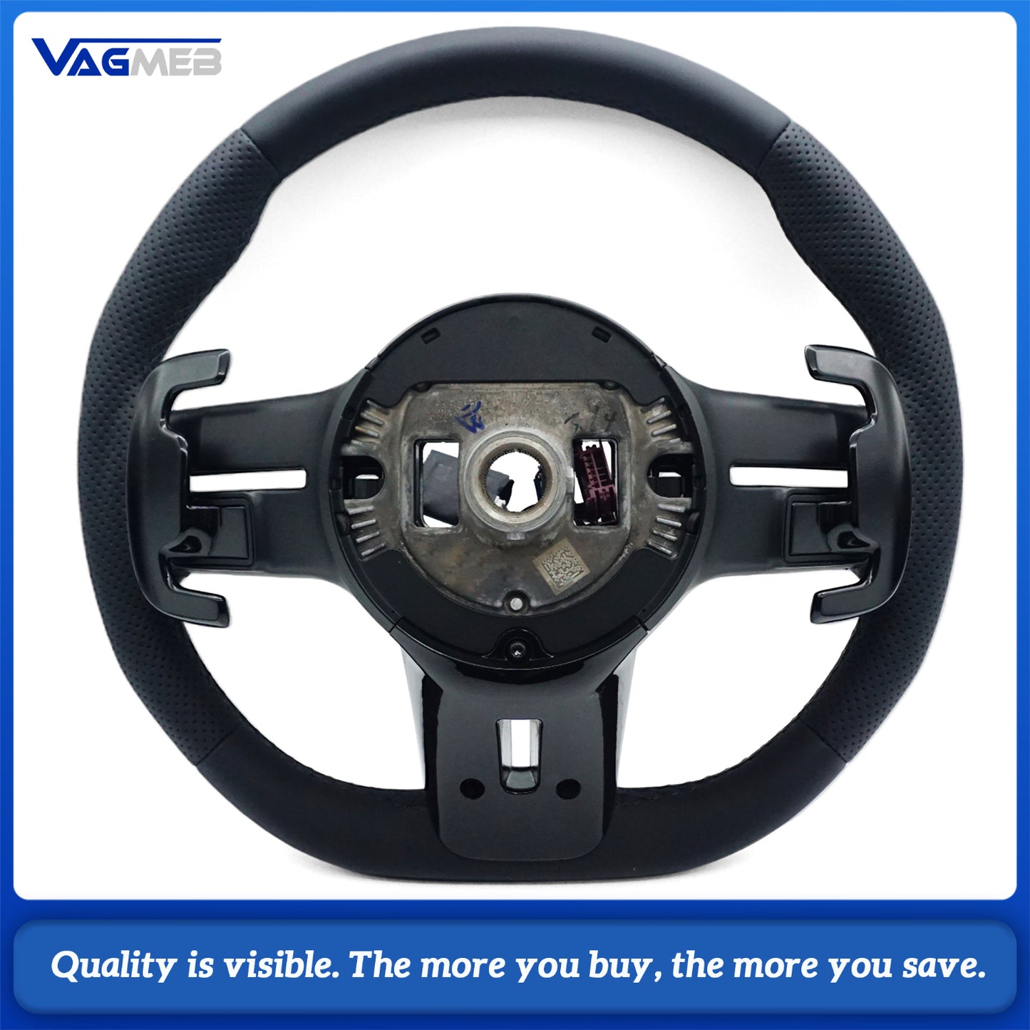 Perforated Leather Steering Wheel For Mercedes Benz a CLASS W177 Saloon V177 B W247 C CLASS W205 AMG GT