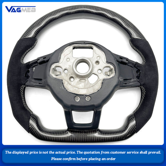 For VW Golf MK7 MK7.5 GTI GTD GTE R 2013-2020 Polo GTI Tiguan Passat steering wheel
