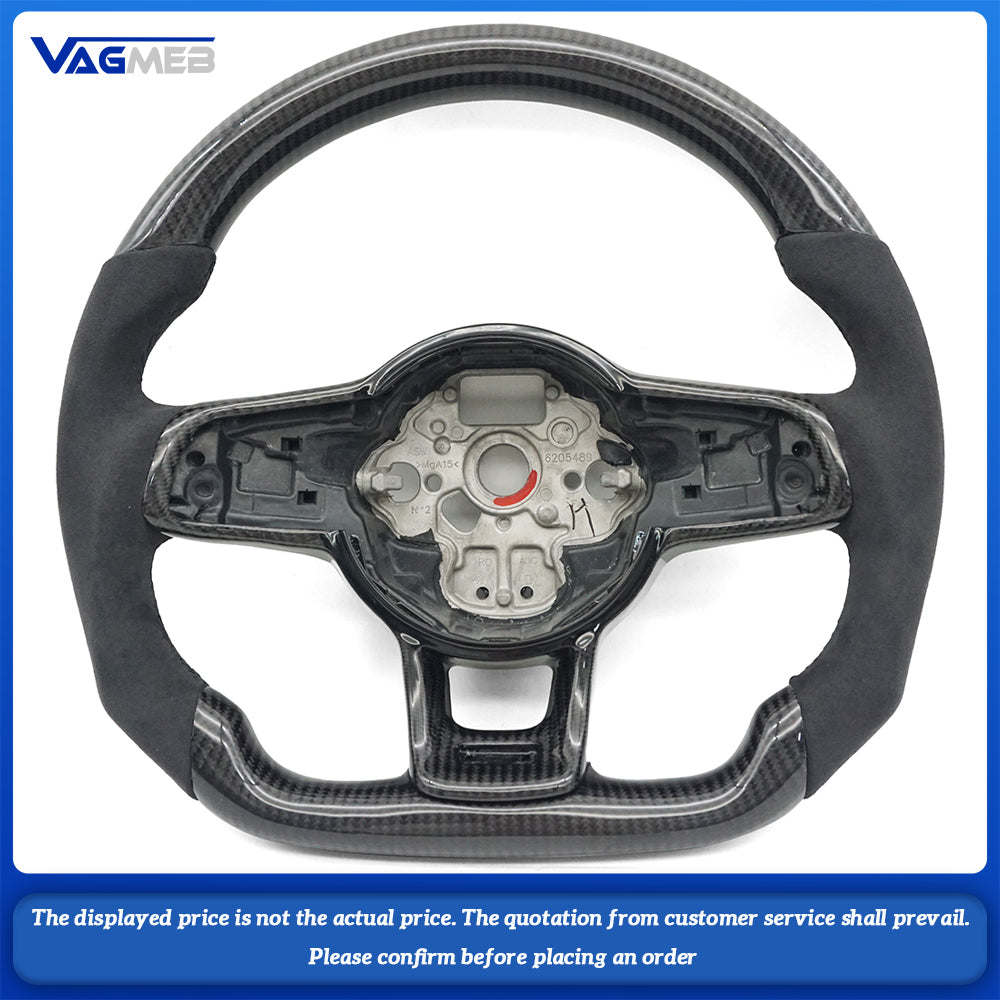 For VW Golf MK7 MK7.5 GTI GTD GTE R 2013-2020 Polo GTI Tiguan Passat steering wheel