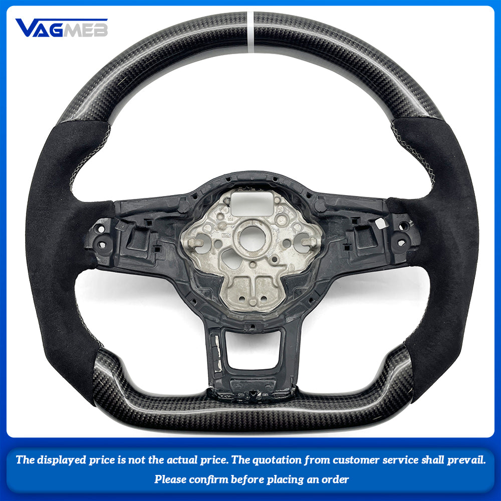 For VW Golf MK7 MK7.5 GTI GTD GTE R 2013-2020 Polo GTI Tiguan Passat steering wheel