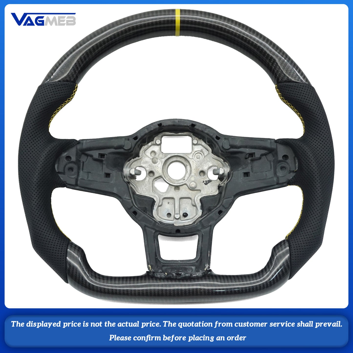 For VW Golf MK7 MK7.5 GTI GTD GTE R 2013-2020 Polo GTI Tiguan Passat steering wheel