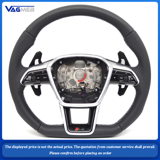 For Audi S/RS/Sline LOGO  A6C8 Steering Wheel