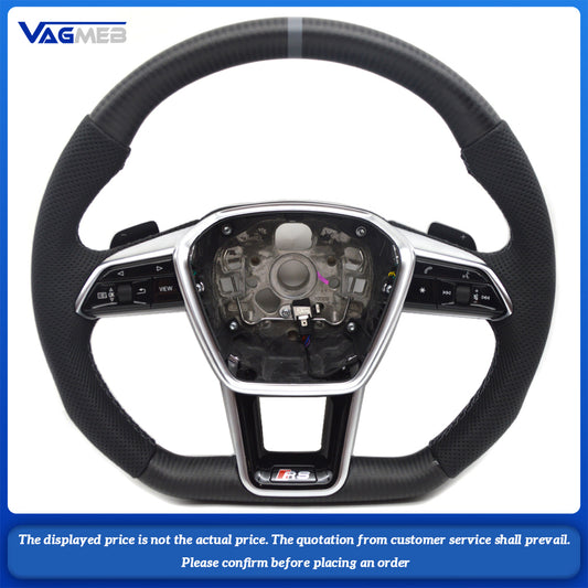 For Audi S/RS/Sline LOGO  A6C8 Steering Wheel