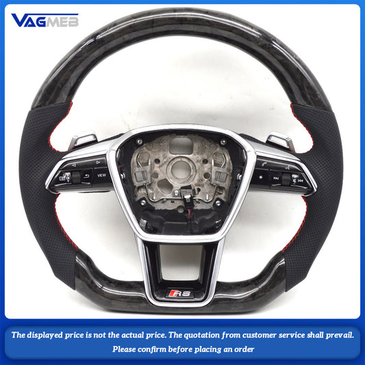 For Audi S/RS/Sline LOGO  A6C8 Steering Wheel