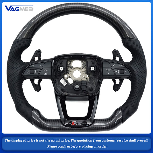 For Audi S/RS/Sline Q3 Q5 Q7 Q8 Steering Wheel