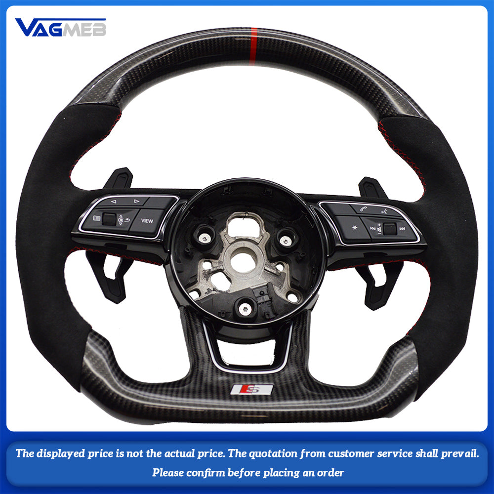 For Audi S/RS/Sline logo A4B9 steering wheel