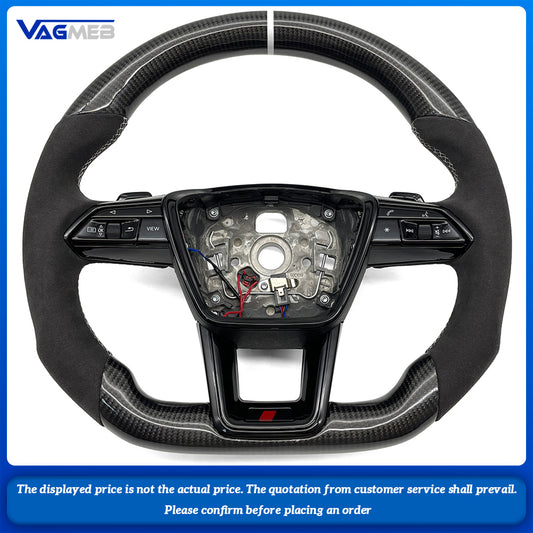 For Audi S/RS/Sline LOGO  A6C8 Heating Steering Wheel
