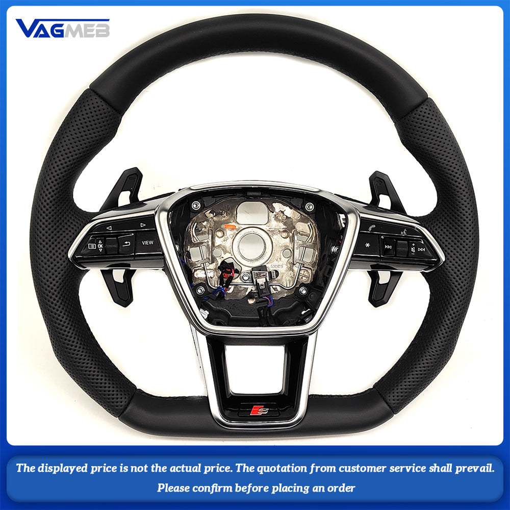 For Audi S/RS/Sline LOGO  A6C8 Steering Wheel