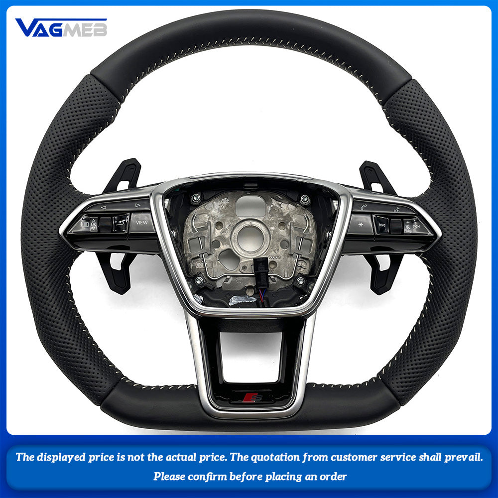 For Audi S/RS/Sline LOGO  A6C8 Steering Wheel