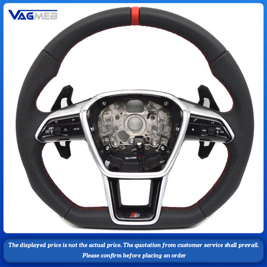 For Audi S/RS/Sline LOGO A6C8 Steering Wheel