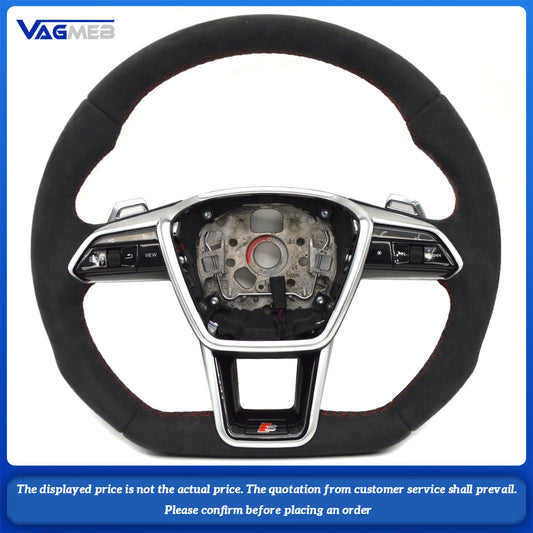 For Audi S/RS/Sline LOGO A6C8 Steering Wheel