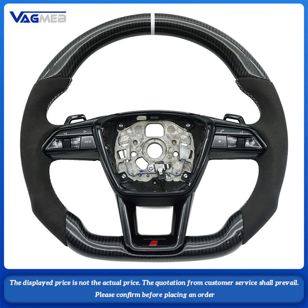 For Audi S/RS/Sline LOGO A6C8 Steering Wheel