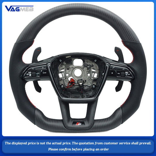 For Audi S/RS/Sline LOGO  A6C8 Heating Steering Wheel